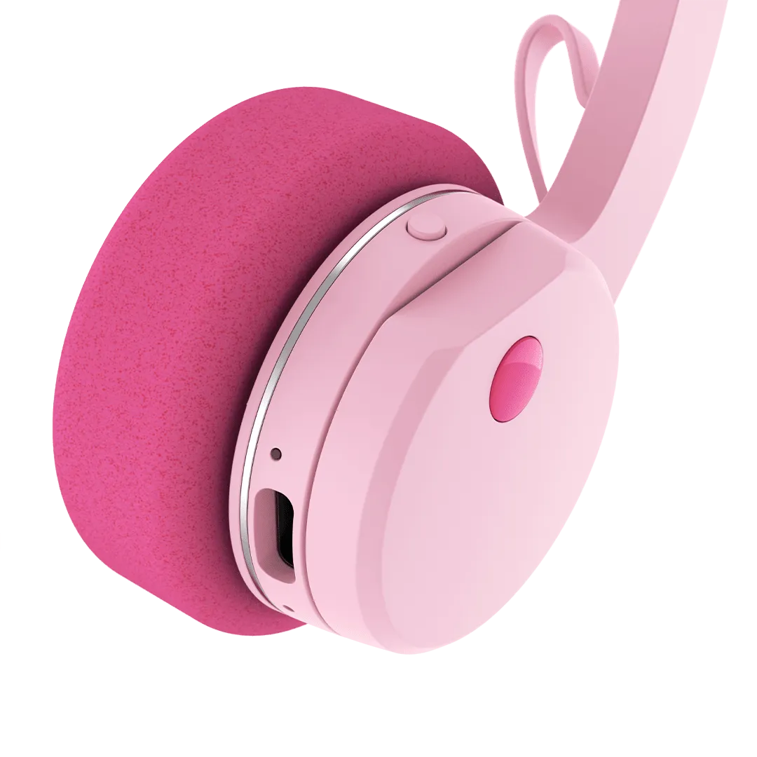 Retro Bluetooth Headphones – MONDO Freestyle Pink